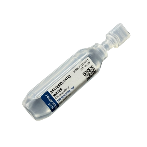 bac water ampoule Bacteriostatic Water (0.9% Benzyl Alcohol) – LIFE.OS