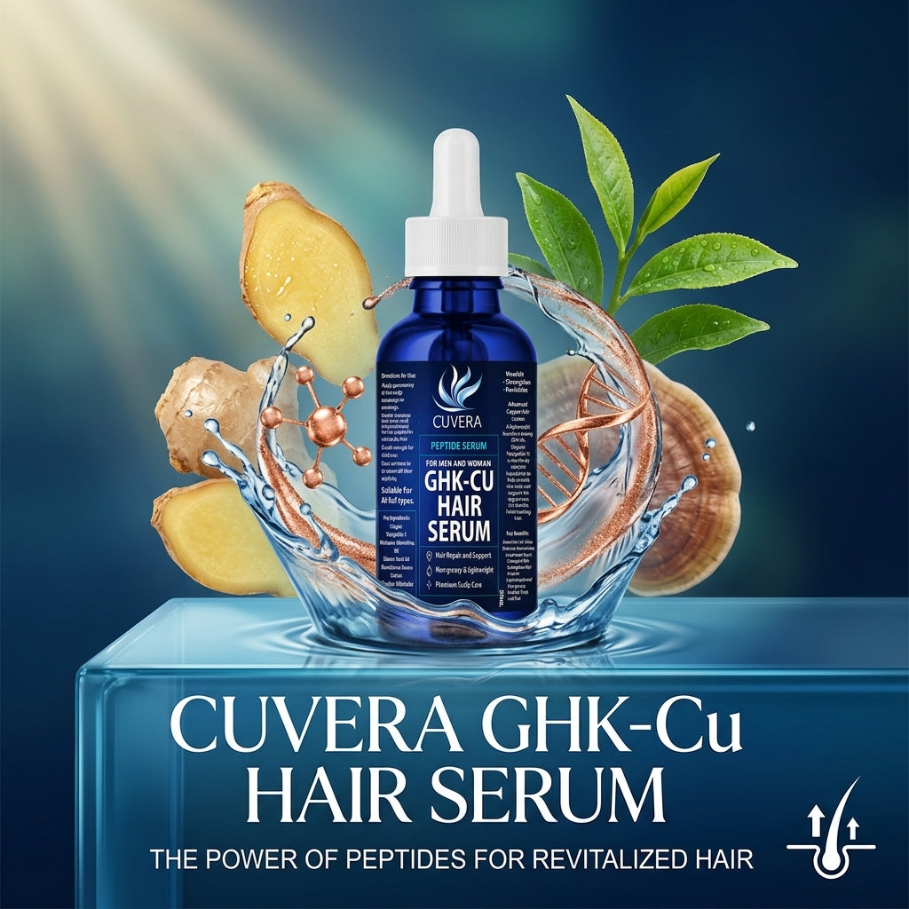 GHK-Cu Peptide Hair Serum (30ml) - Cuvera