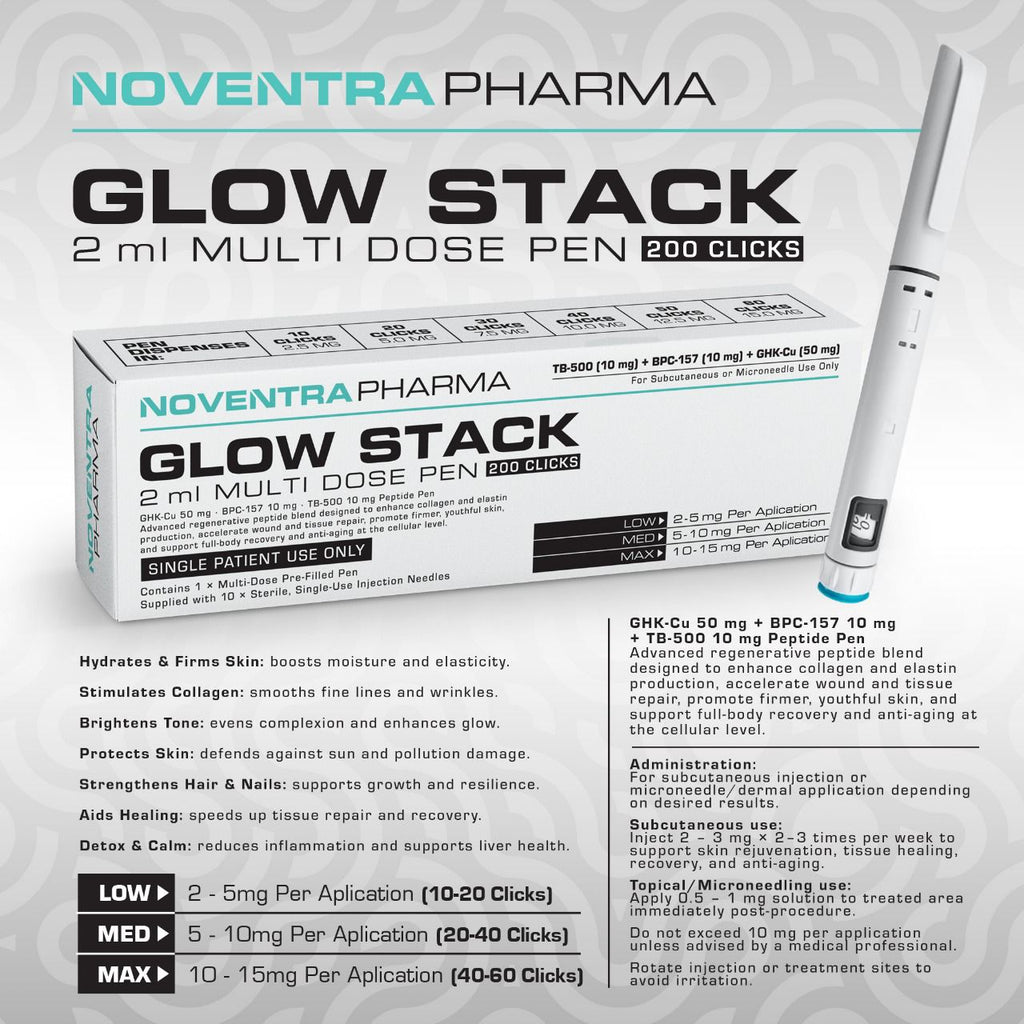 Glow Stack 20mg Pen - Noventra Pharma
